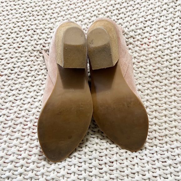 Jeffrey Campbell Pink Suede Western Ankle Boots 10 - Picture 3 of 8